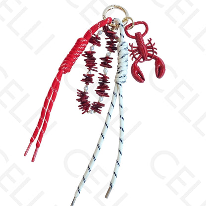 Charm para Mala - lagosta esmaltada