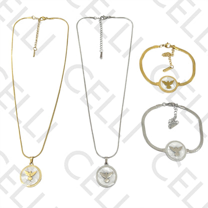 不锈钢项链/手链 - 圣灵