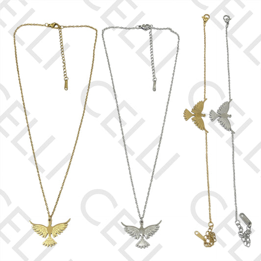 Collar / Pulsera de Acero - espirito santo