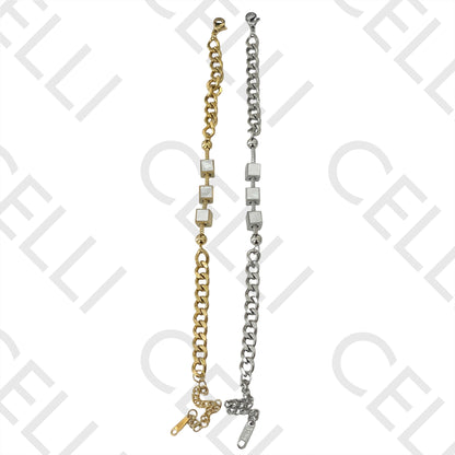 Pulseira de Aço - cubos