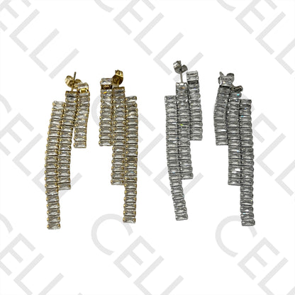 Steel Earring - Brilliant Cut