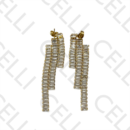 Steel Earring - Brilliant Cut