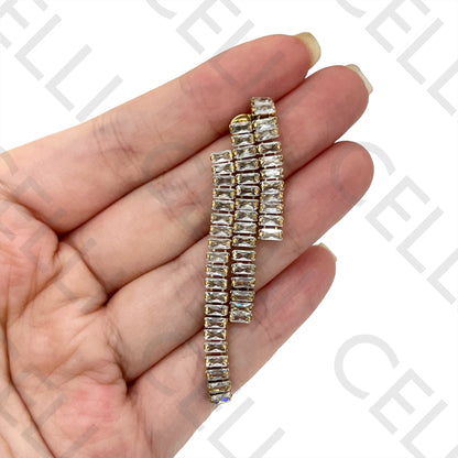 Steel Earring - Brilliant Cut