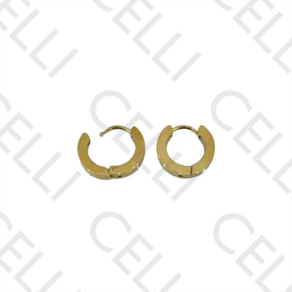 钢制耳环圈 - 简约款