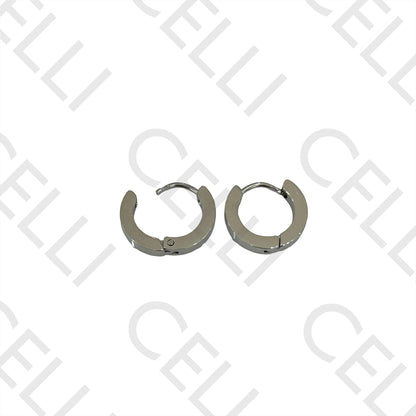 钢制耳环圈 - 简约款