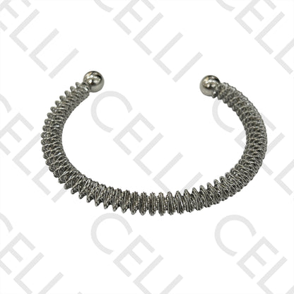 Brazalete de acero - (tipo resorte)