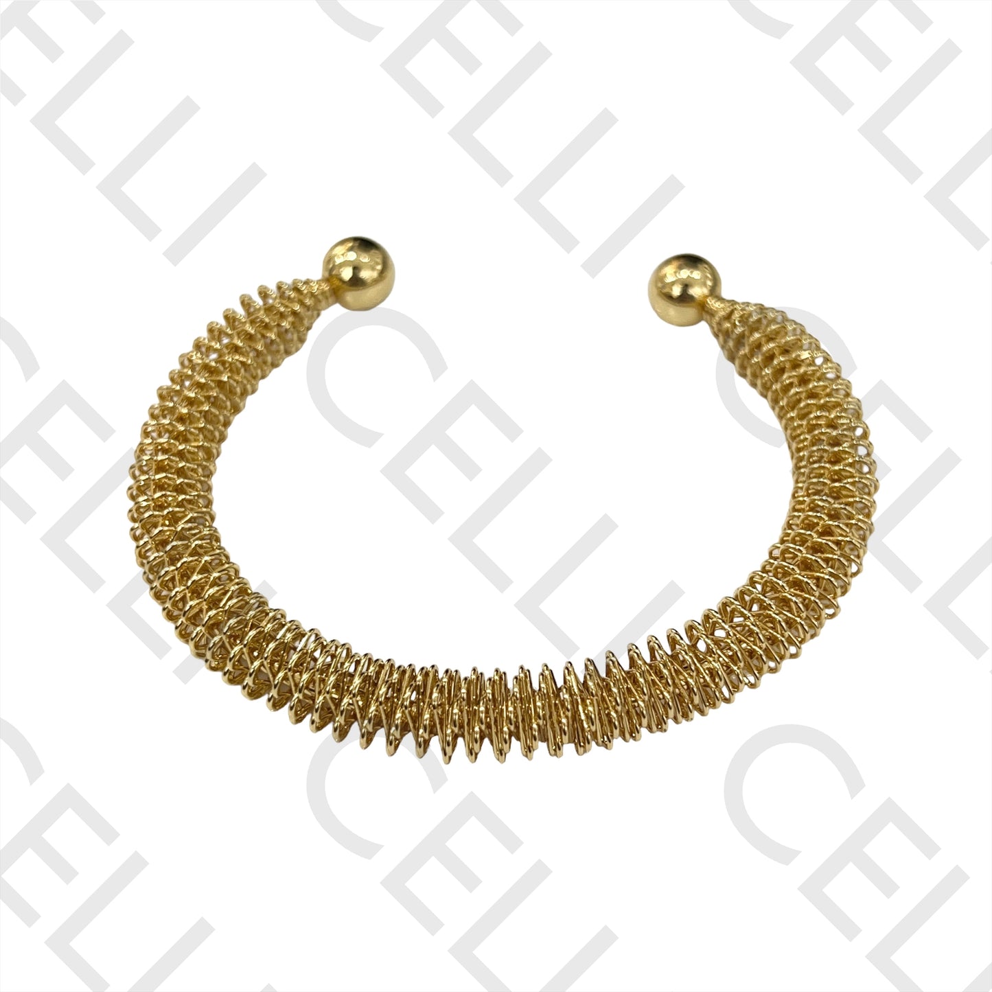 Brazalete de acero - (tipo resorte)