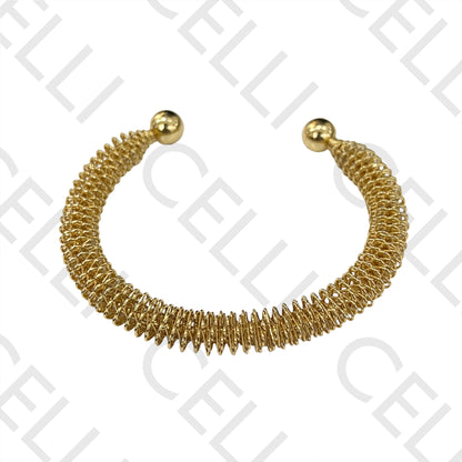 Brazalete de acero - (tipo resorte)