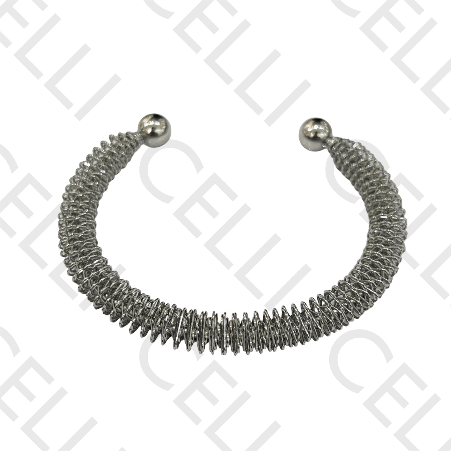 Brazalete de acero - (tipo resorte)