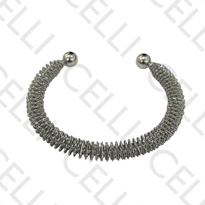Brazalete de acero - (tipo resorte)