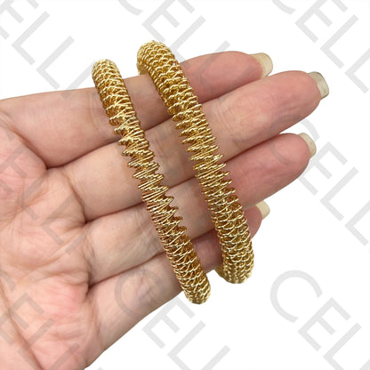 Brazalete de acero - (tipo resorte)