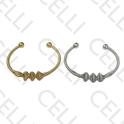 Bracelete de Aço - (tipo mola)