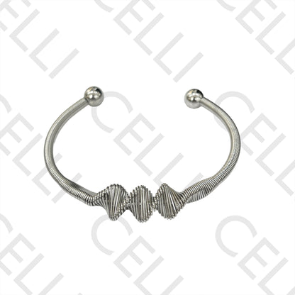 Bracelete de Aço - (tipo mola)