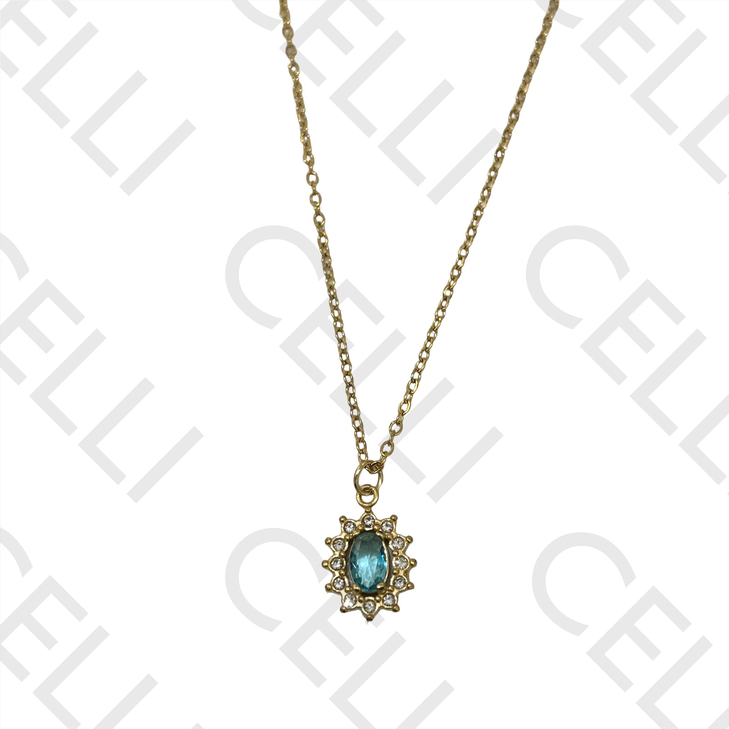 Colar / Pulseira / Brinco de Aço - brilhantes simples