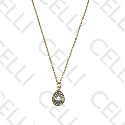 项链/手链/耳环 - 简约闪亮不锈钢