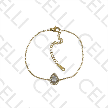 项链/手链/耳环 - 简约闪亮不锈钢