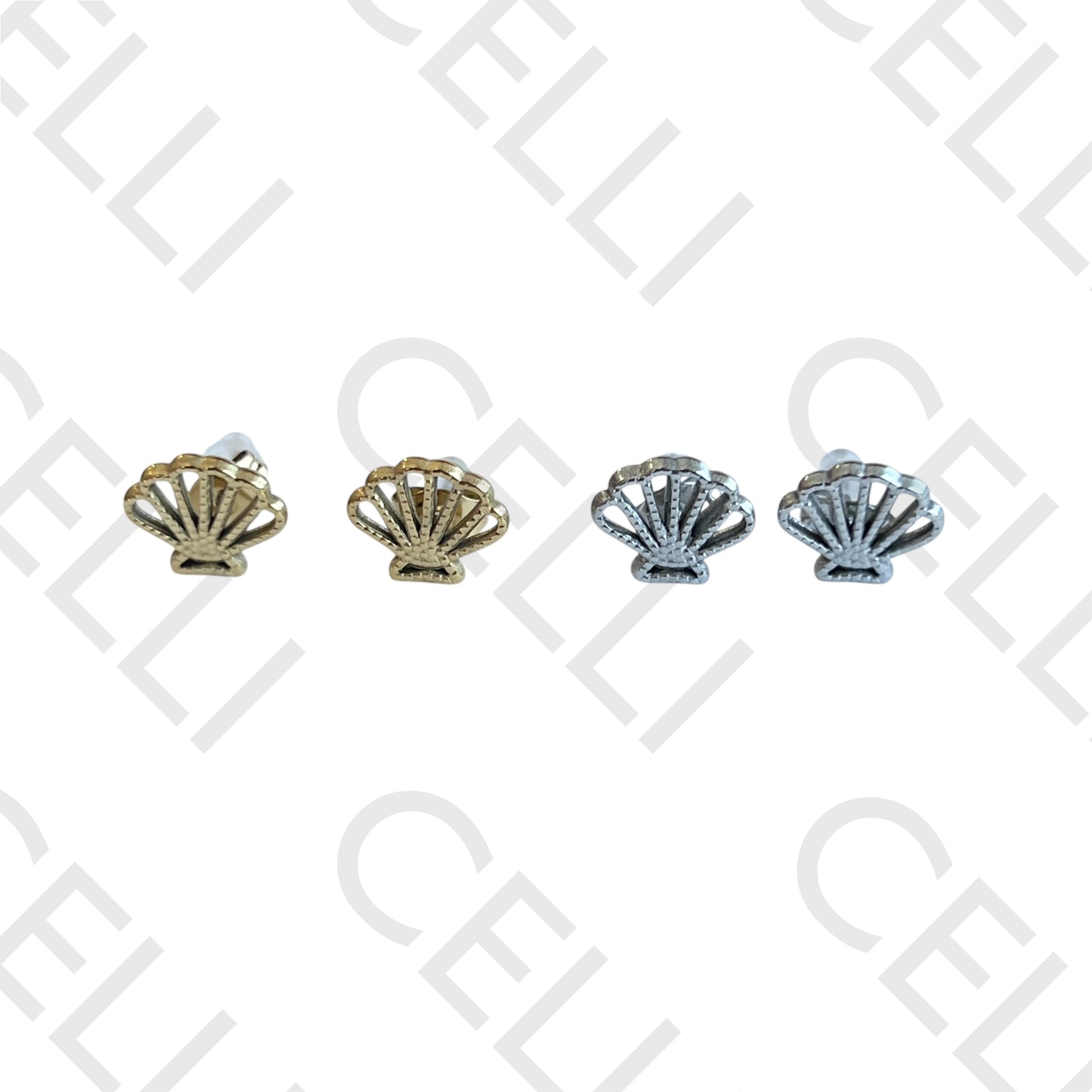 Steel Earring - Mini Shell