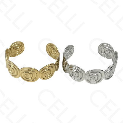Brazalete de acero - resina con terminales de acero