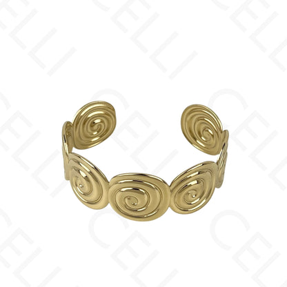 Brazalete de acero - resina con terminales de acero