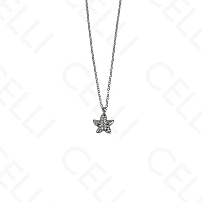 Colar de aço - estrela do mar mini