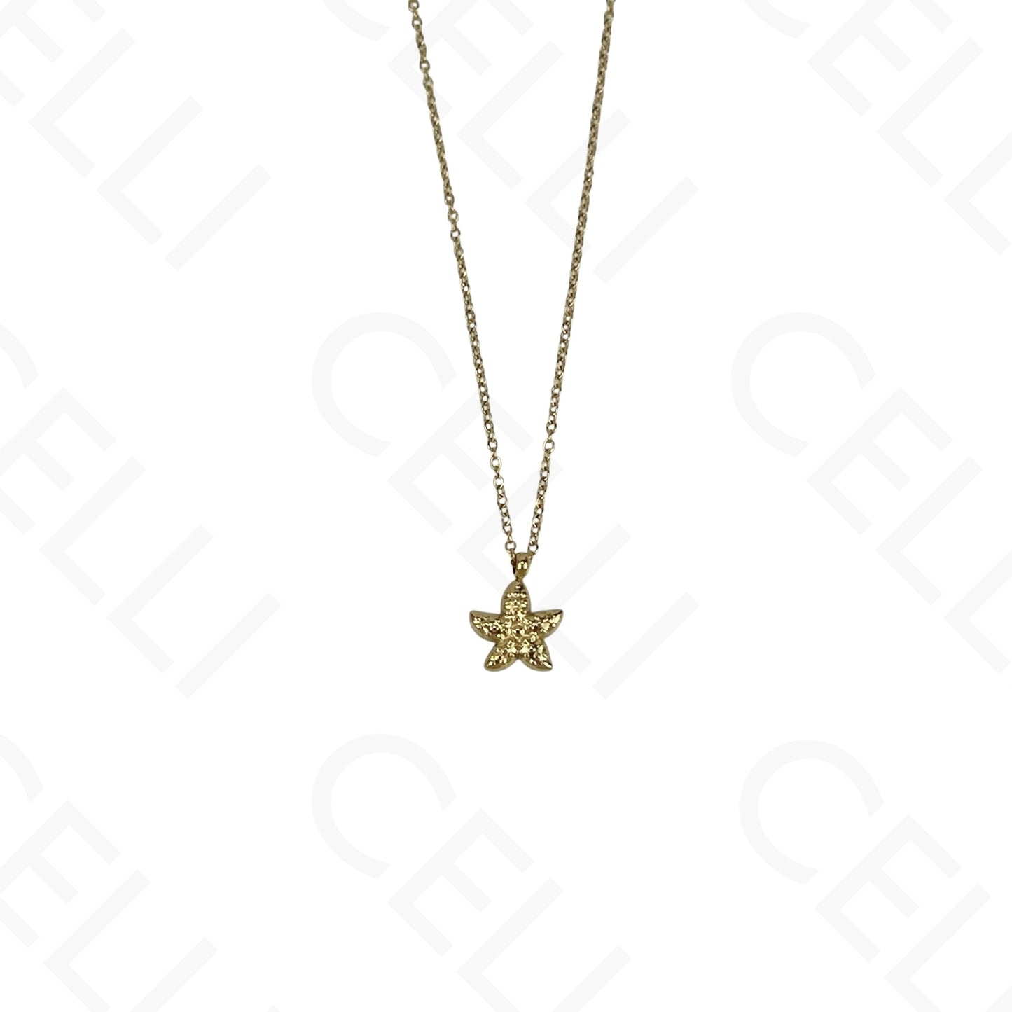 Colar de aço - estrela do mar mini