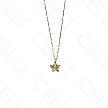 Colar de aço - estrela do mar mini
