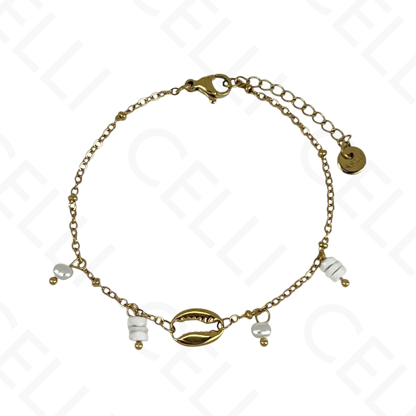Pulseira de aço - búzio