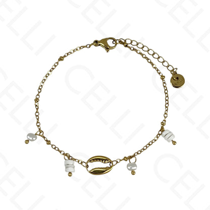 Pulseira de aço - búzio