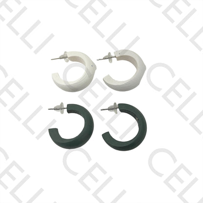 Brinco de Moda com madeira