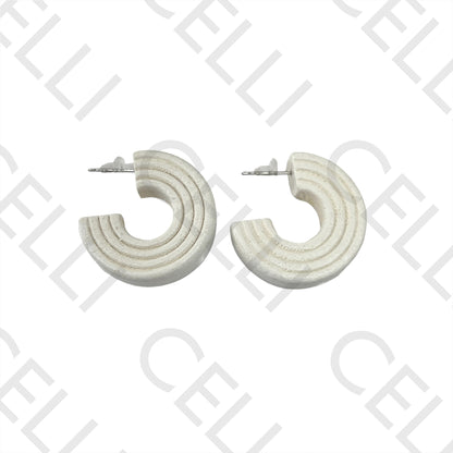 Brinco de Moda com madeira