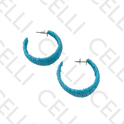 Brinco de Moda com palha/papel