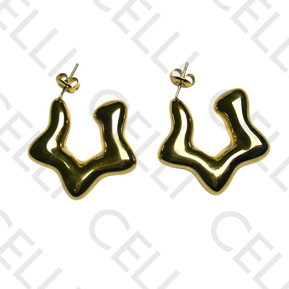 Pendiente de acero - concha