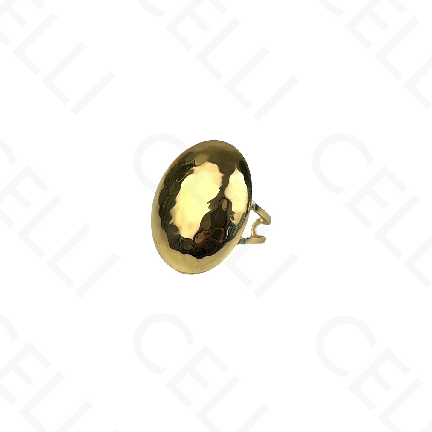 Anel de Aço Ajustável - amassado