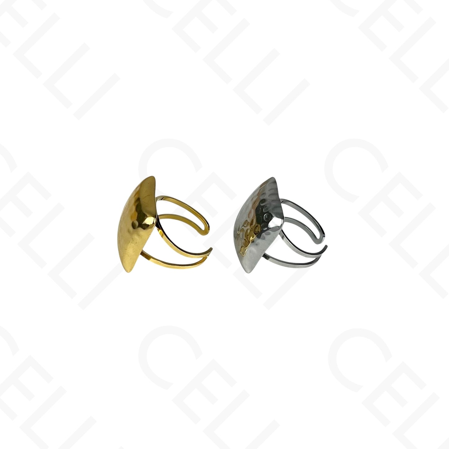 Anel de Aço Ajustável - amassado