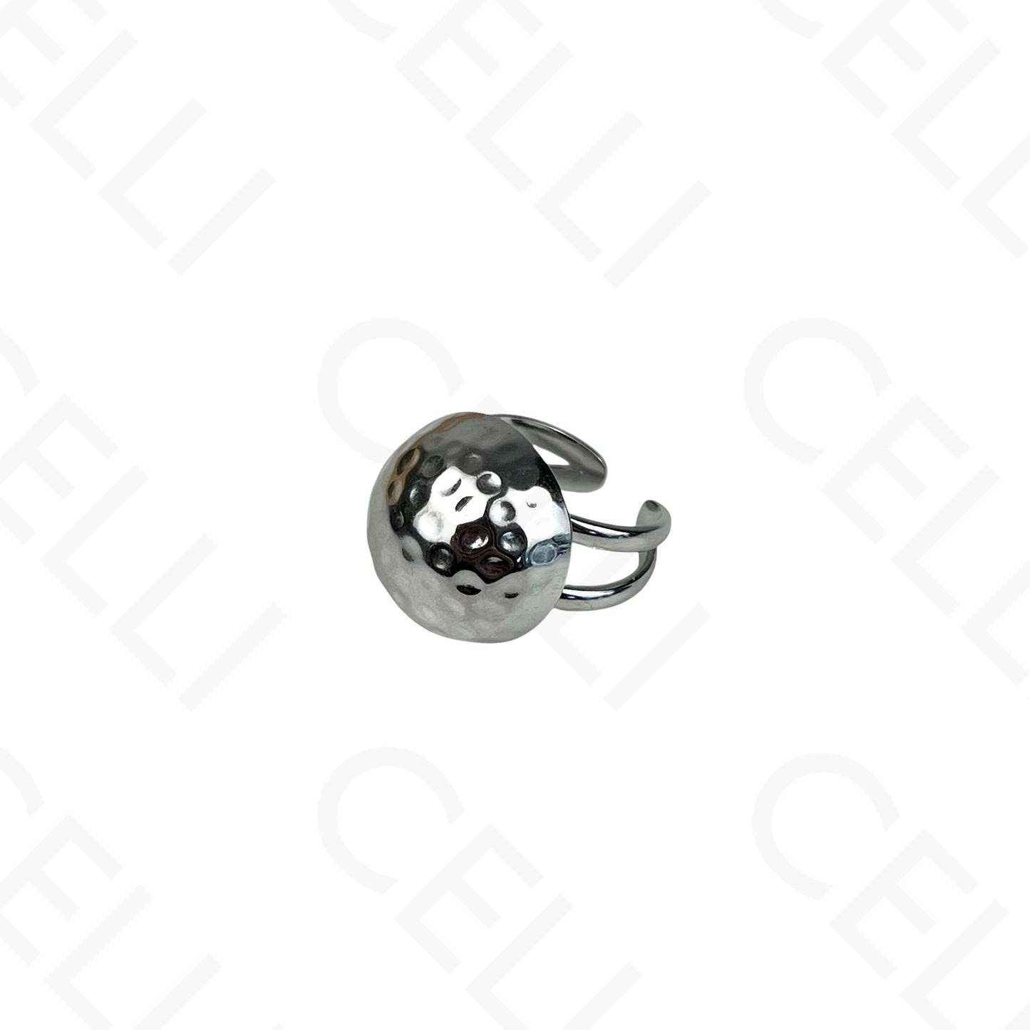 Anel de Aço Ajustável - amassado