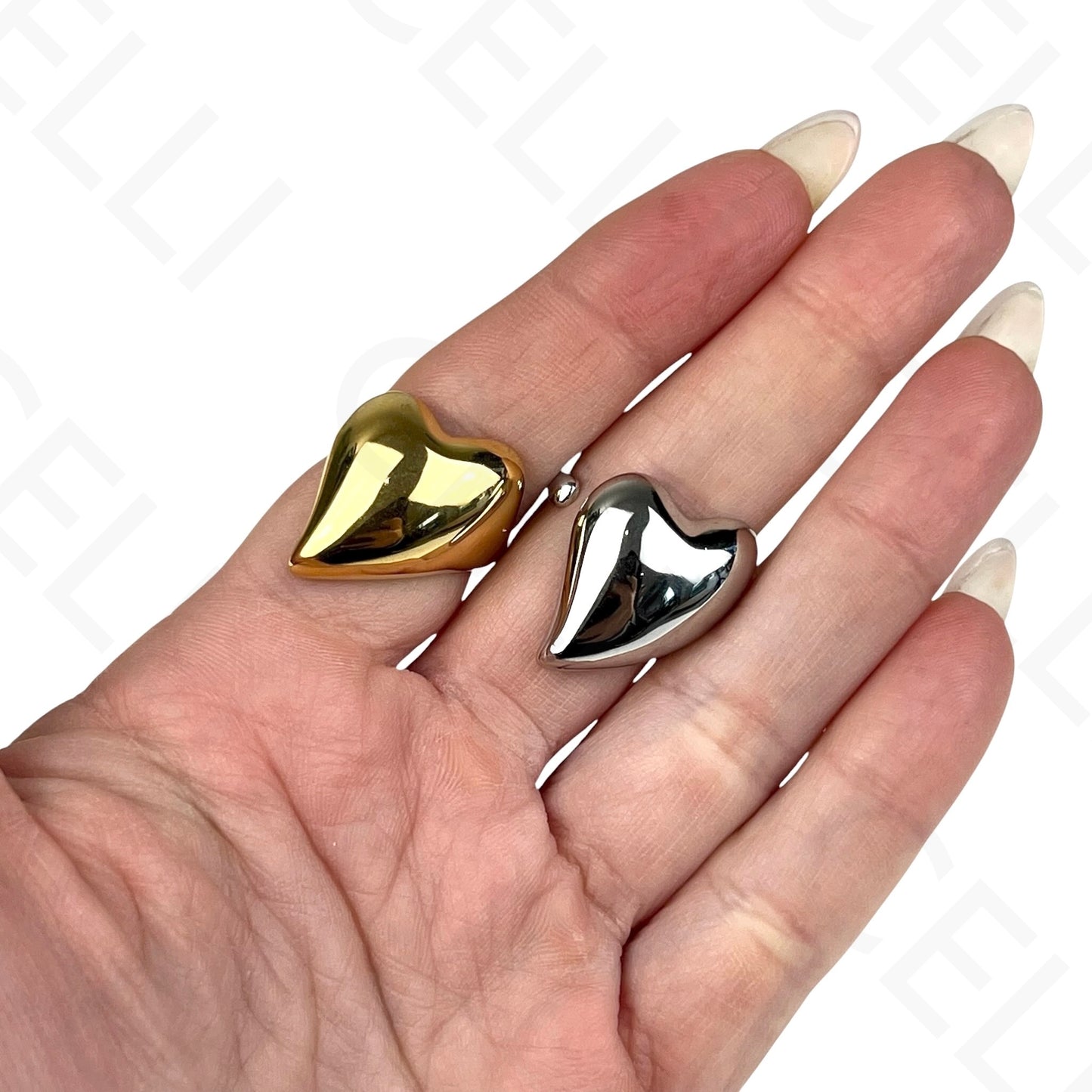 Anel de Aço Ajustável - amassado