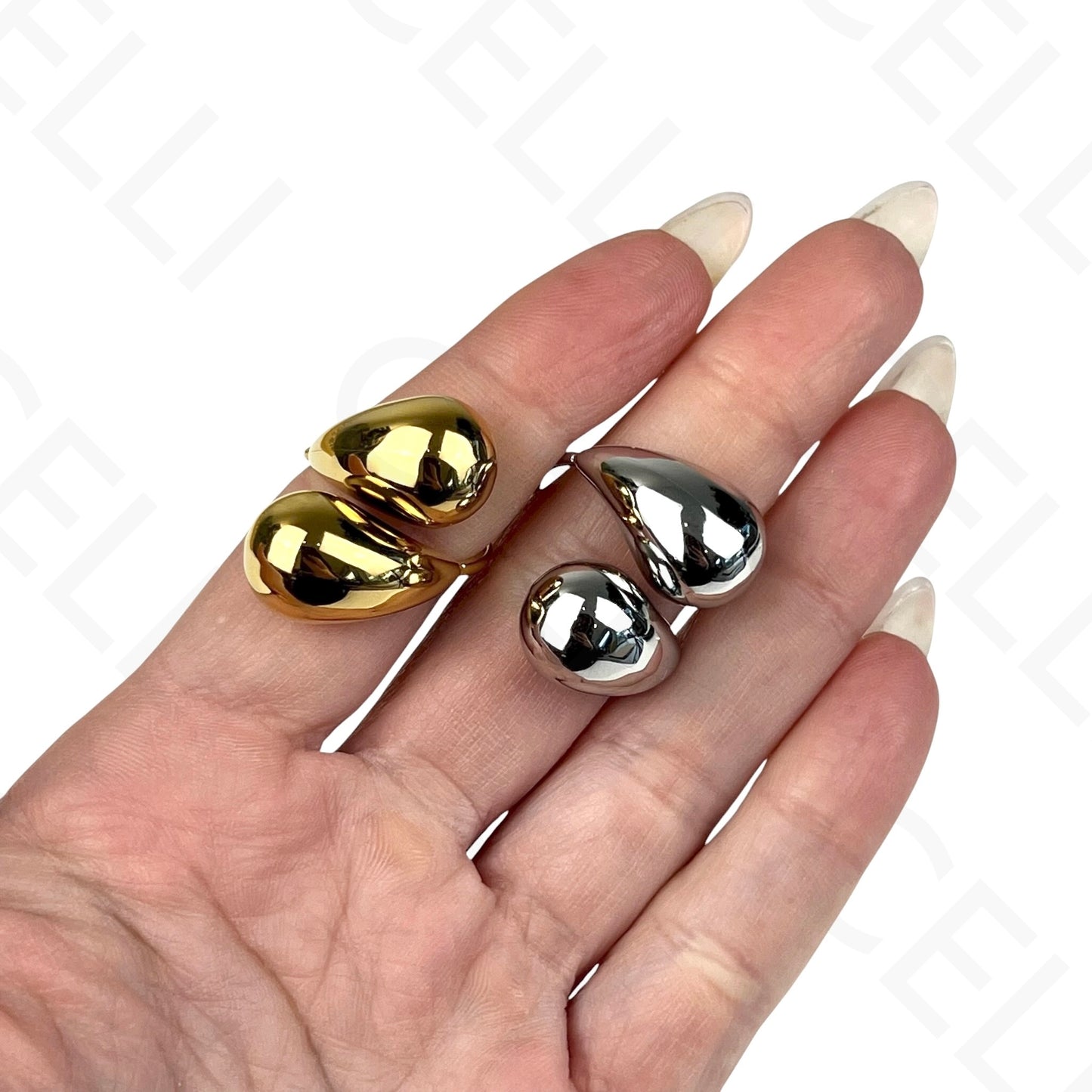 Anel de Aço Ajustável - amassado