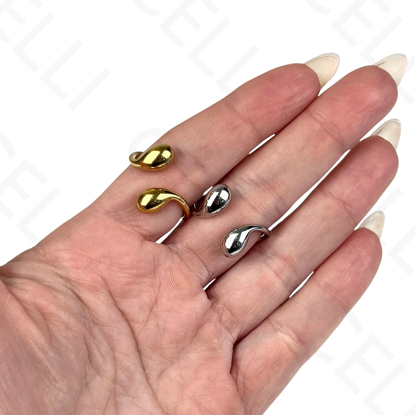 Anel de Aço Ajustável - amassado