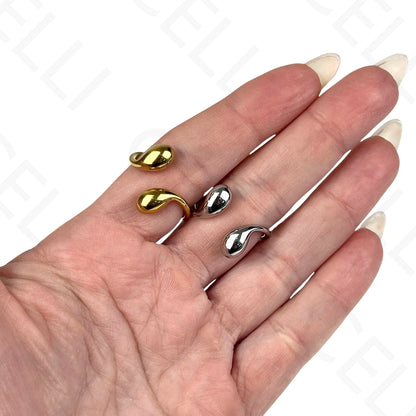 Anel de Aço Ajustável - amassado