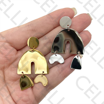 不锈钢耳环 - （镜面类型）