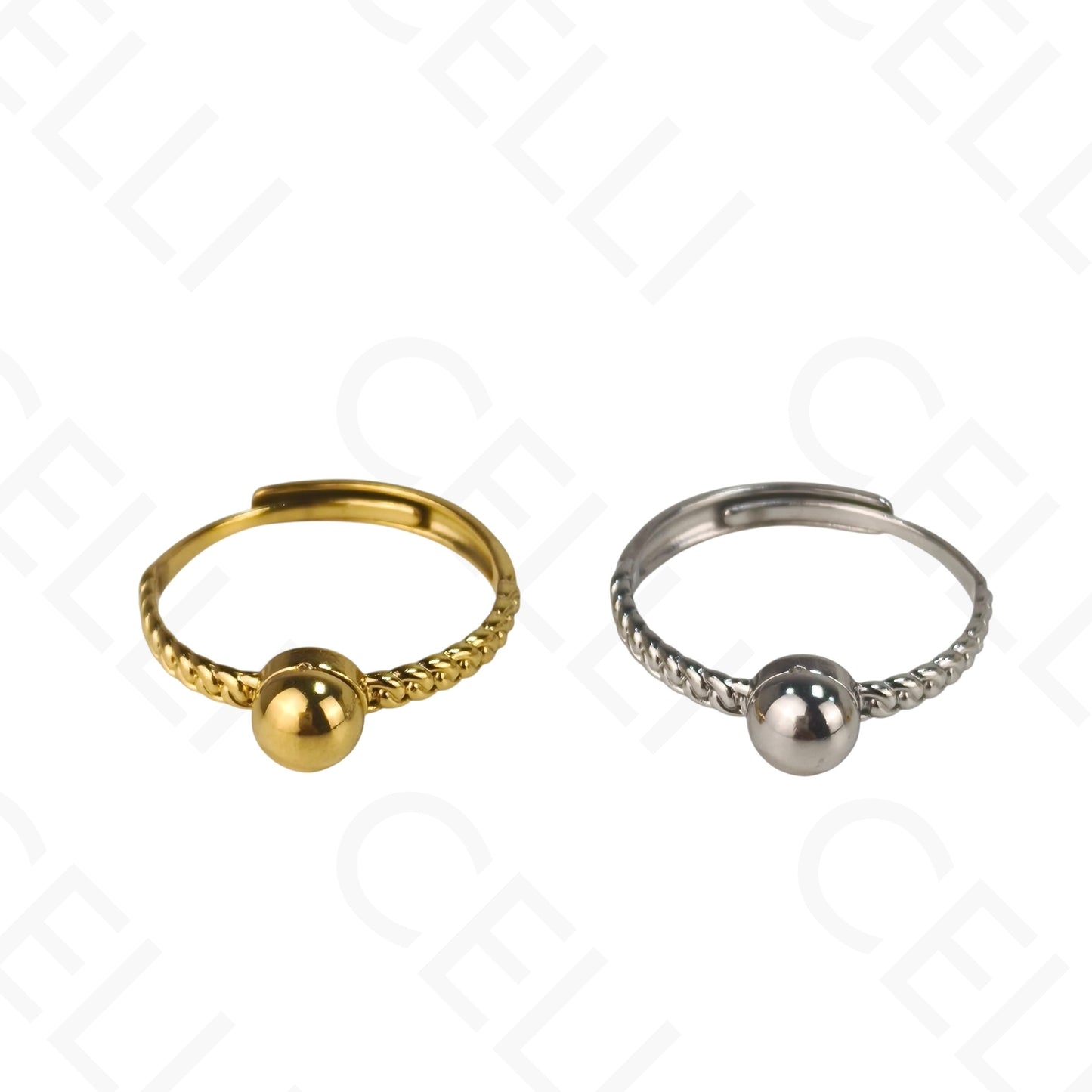 Anel de Aço Ajustável - bola