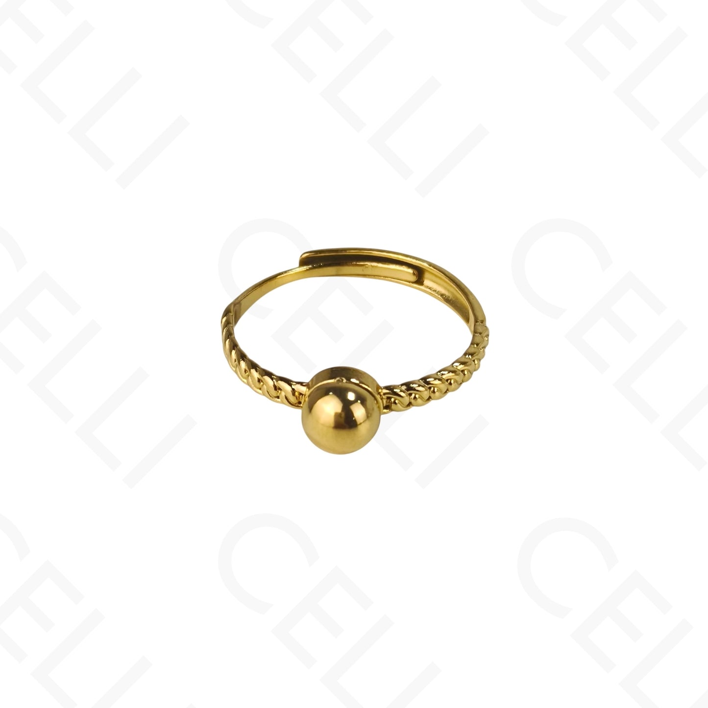 Anel de Aço Ajustável - bola