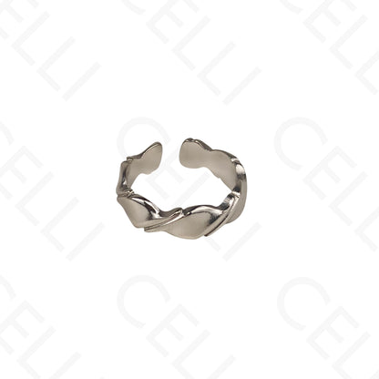 Anillo de Acero Ajustable - torcido