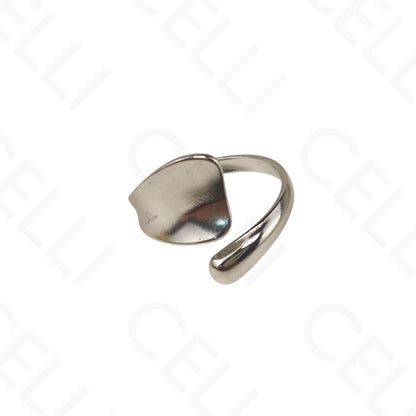 Anillo de Acero Ajustable - liso