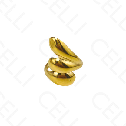 Anillo de Acero Ajustable - 3 gotas