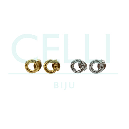 Brinco de Aço com medalhinha mini