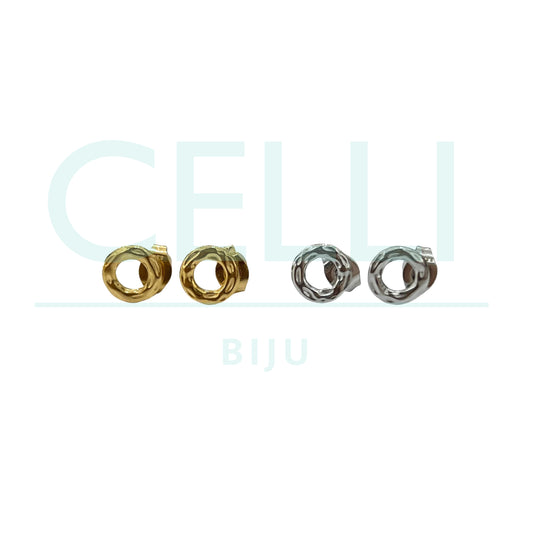 Brinco de Aço com medalhinha mini