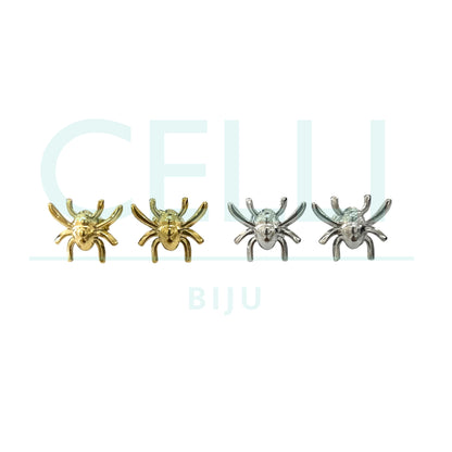 Brinco de Aço com medalhinha mini - aranha