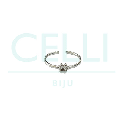 Steel Ring - paw
