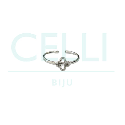 Steel Ring - Clover